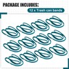 Wesnoy 12 Pieces Rubber Bands Fits 94-96 Gallon Trash Can