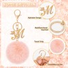 JSRQT Keyring Initial Letter Golden, m, Unit size