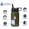 HYDRO CELL Stainless Steel Water Bottle w/ Straw & Wide