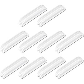 FarBoat 20 Pcs Adjustable Acrylic Corner Braces Clear Plastic Wall Mount Floating Shelf Brackets for Light-Weight Projects (2.2in x 1.3in)