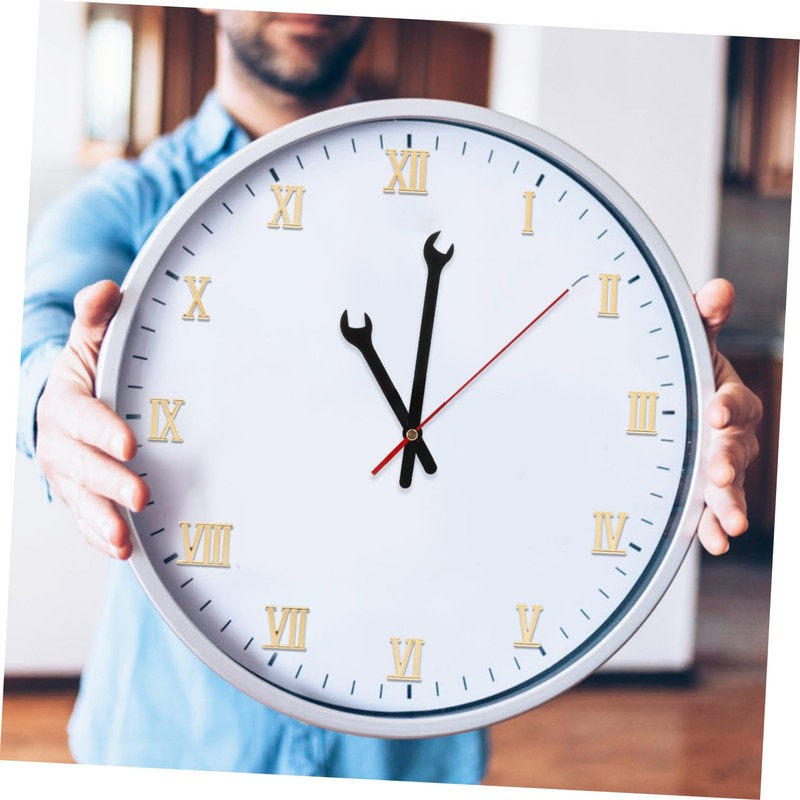 SEWACC 5Sets DIY Clock Numerals Durable Roman Number Replacement for