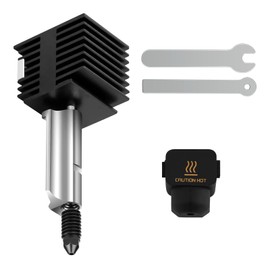 CCTREE A1/A1 Mini Hotend Assembly for Bamboo Lab 3D Printer, Heating Block Replacement, High Speed High Temperature All Metal Hot End with 0.8mm Hardened Steel Nozzle