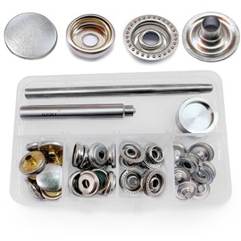 Press Studs with Pliers, Metal Sewing Accessories, Buttons for Sewing Tool, Jessey Snaps for DIY Crafts, Fabric, Clothing Bags (Package)
