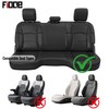 Fioqe Rear Heavy-Duty High-Density Composite Fabric Seat Covers for Dodge
