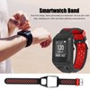 Smartwatch Band Silicone Wrist Watch Strap Dual Color with Pin