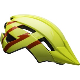 BELL Sidetrack II Youth Bike Helmet - Strike Gloss Hi-Viz/Red (2023), Universal Youth (50-57 cm)