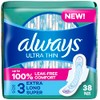 Always Ultra Thin Feminine Pads with Wings for Women, Size