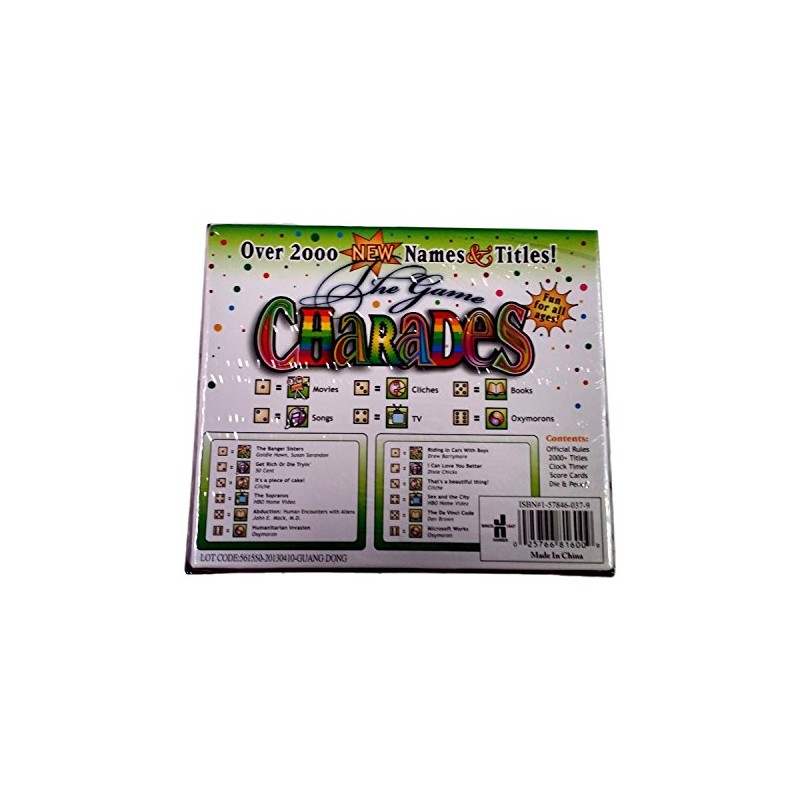 The Game Charades Action Game