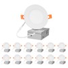 ZYC 4-Inch LED Recessed Lights - 9W Ultra-Thin LED Ceiling