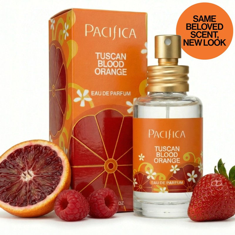 Pacifica Tuscan Blood Orange Perfume Spray for Women - Vegan,