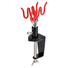 Hsthe Sea Clamp-on Style Airbrush Holder Air Brush Station Fixed seat Kit Hold Airbrush Holder Gravity Stand Painting Airbrush Sprayer Electric Power Tools Clamp On Table