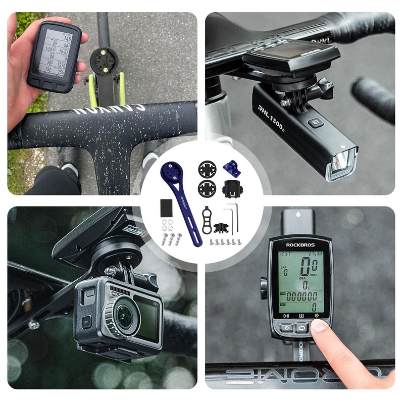 Integrated Bicycle Computer Mount Made of Aluminium Alloy, Bicycle Mount