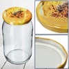 KADAX fi82 mm Screw Lid, Twist-Off Lid Set Made of