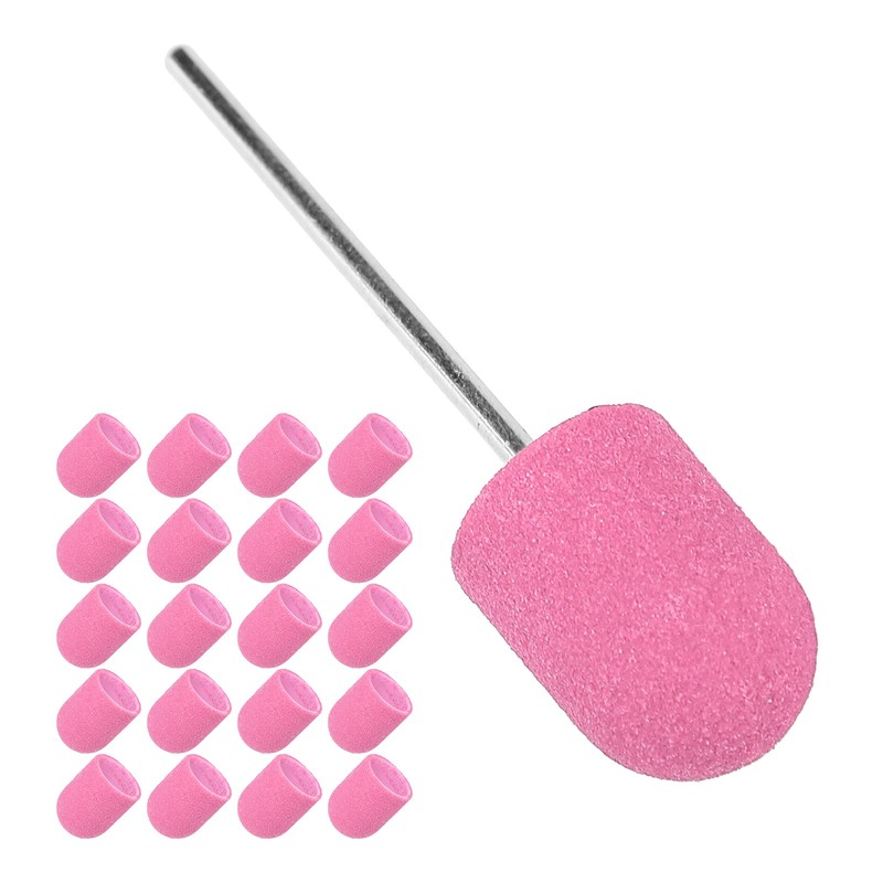 Nail Art Sanding Cap Nail Drill Bits Polishing Grinding Sanding