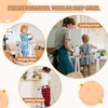 Gewitt Foldable Toddler Kitchen Stool Helper - Adjustable Height Toddler