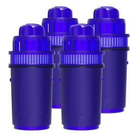 ICEPURE Pitcher Water Filter, Compatible with All PUR® Pitchers & Dispensers Filtration Systems, Replacement for PUR CRF950Z, PPF900Z, PPF951K, PPT700W, PPT711W, CR-1100C, CR1100CV, Blue(4 Pack)