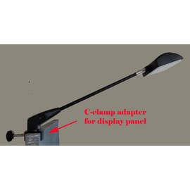 DSM Tm C-clamp Adapter Converter for Pop up Tension Booth Display Light LED/Halogen