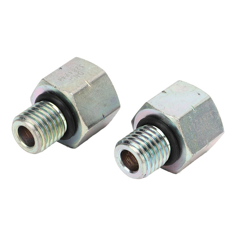 2 Pcs Turbo Oil Feed Line Connector Joint Turbine Supply