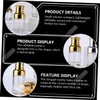 VILLFUL 30ml Essential Oil Dropper Bottle Set of 6 Refillable