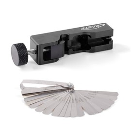 RASTP Universal Spark Plug Gap Tool, Spark Plug Gapper Compatible with Most 10mm 12mm 14mm 16mm Spark Plugs,with Feeler Gauge,Black