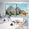 DIY Adjustable Size Magnetic Screen Door Kit (White Frame +