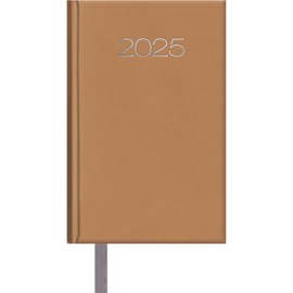 Dohe 12242 - Lisbon Pocket Diary - Week to View - 8.5 x 13 cm - Camel