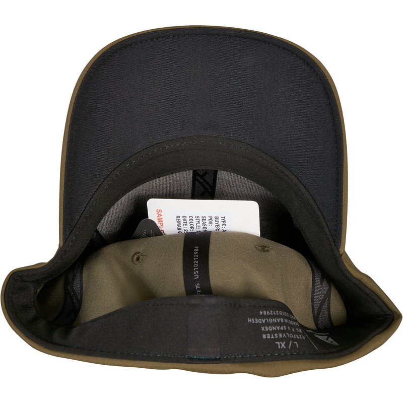 Flexfit Unisex Flexfit Delta Baseball Cap, olive, S-M UK