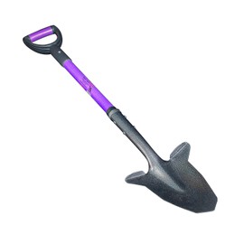 Spear Head Spade SHFD3 40" Lavender Garden Spade Shovel - Gardening Shovel with a 9" x 11" Beveled Blade, Steel-Reinforced Fiberglass Long Handle & Cushioned D-Grip - Digging Spade for Planting