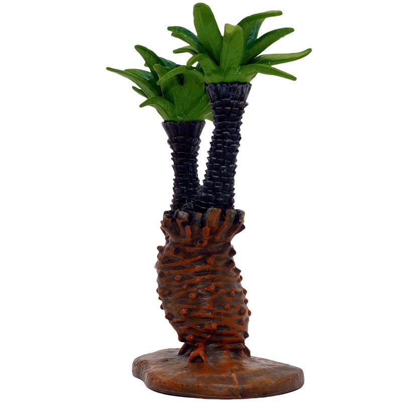 Gemini&Genius Cycas Plant Action Figure Toys for Kids Prehistoric Jungle