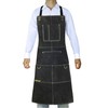 ONETIAN Leather Welding Apron with Soft Lining, Multi Pockets -