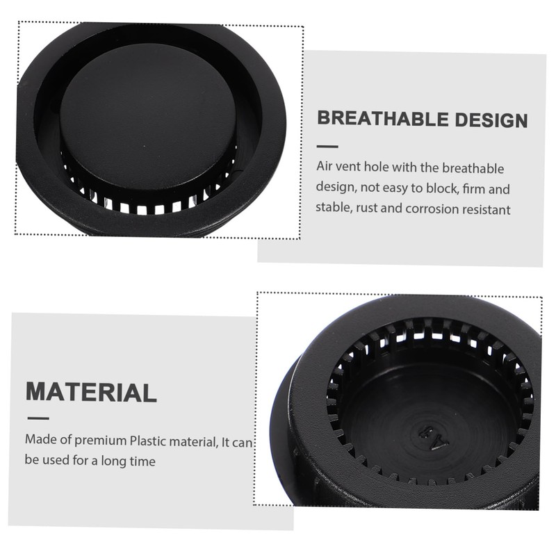 WOONEKY 6pcs Under Cabinet Air Vent Covers Durable Ventilation for