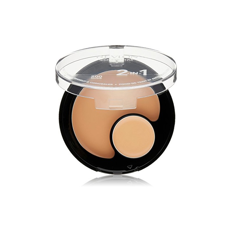 Revlon ColorStay 2-in-1 Compact Makeup & Concealer, Cappuccino
