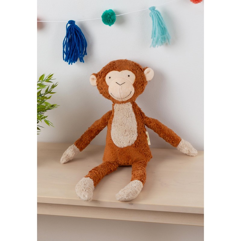 Sigikid Cuddly toy monkey green organic collection for babies and