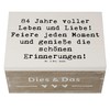 Mr. & Mrs. Panda 22 x 15 cm Holzkiste Spruch