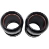 For Yamaha 2 Pack Black Exhaust Pipe Clamps Clamp for