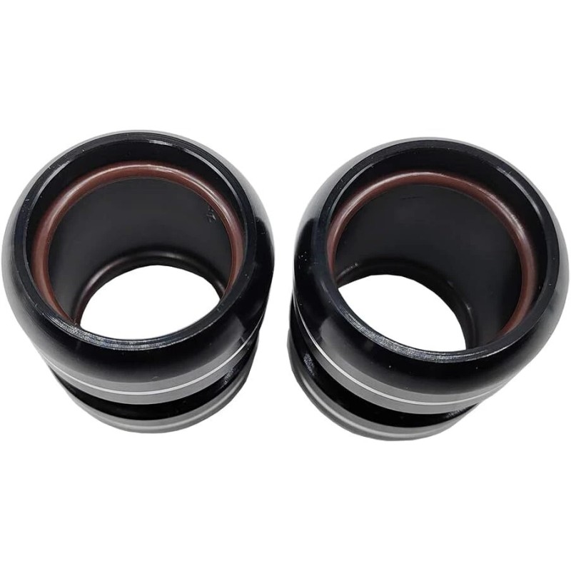 For Yamaha 2 Pack Black Exhaust Pipe Clamps Clamp for