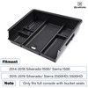 RUNROAD Center Console Organizer Compartment Tray Compatible with Chevy Silverado/GMC