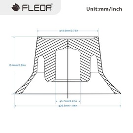 FLEOR Top Hat Style Volume and Tone Control Knobs 2T2V with Alumium Top for SG LP Style Guitar 18-spline Pot,Amber