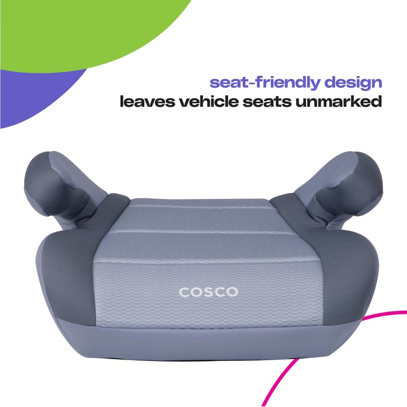 Cosco Topside Backless Booster Car Seat, Lightweight Booster Seats for
