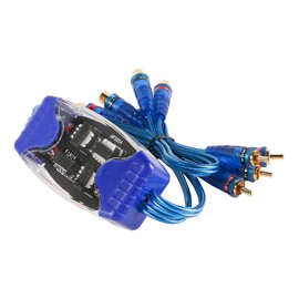 Laroal 4 Channel RCA Audio Noise Filter Suppressor Ground Loop Isolator 50W Car Audio Noise Isolator for Amplifier Speaker Car Audio Systems (65cm)