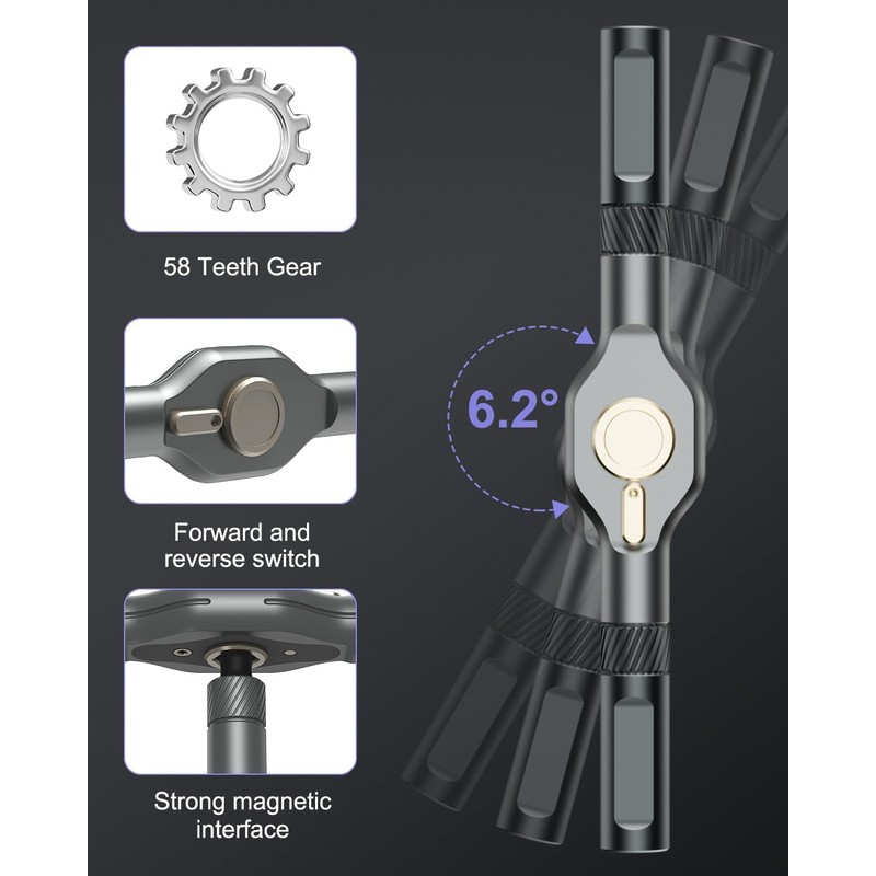 OQIMAX 42 in 1 Magnetic Screwdriver Set Ratchet Screwdriver Set