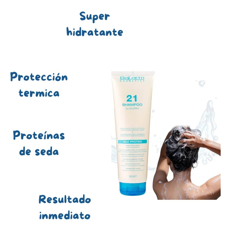 Salerm 21 Shampoo 300 Ml Y Mascarilla 200 Ml Regalo