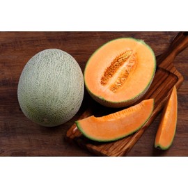 50 Organic Hales Best Jumbo Cantaloupe Seeds Non GMO Harvested in USA for Planting