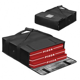 Insulated Pizza Delivery Bag,Pizza Warmer Bags, Insulated Food Delivery Bag, Premium Large 20 X 20 X 6 Inch Takeway Bags Suitable For Cold and Hot Food,Pizza,Home Delivery