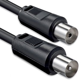 1aTTack.de Aerial Cable with Coaxial F-Connector Type Male to Female with One, Two, Three, or Fourfold Shielding 75 dB 85 dB 100 dB 110 dB 120 dB 125 dB