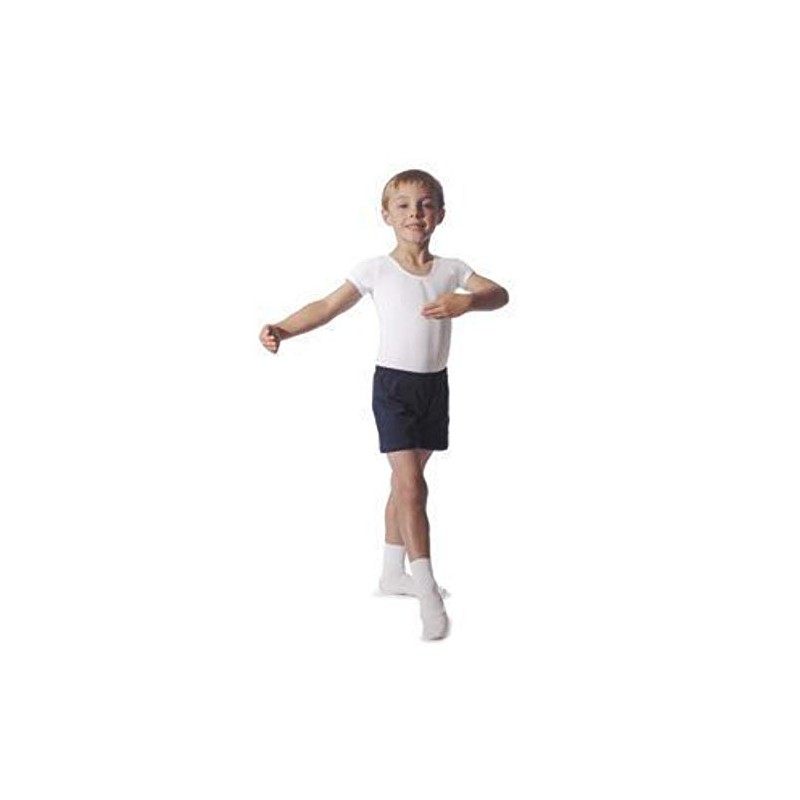 Roch Valley Boy's Adam Short Sleeved Leotard, White, 10 UK