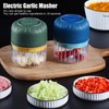 250ML Garlic Chopper 3 Blades Mini Wireless Waterproof USB Charging