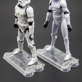 NC EBCO 30 Pieces Action Figure Display Stands Clear Doll Model Support Stand for 3.75 inch Action Figures …