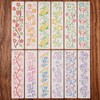 12Pcs Floral Border Stencils for Painting, Craft Paint Template 12