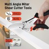 TOWOT Angle Miter Shears Cutter, Angular Trim Cutter of Molding,
